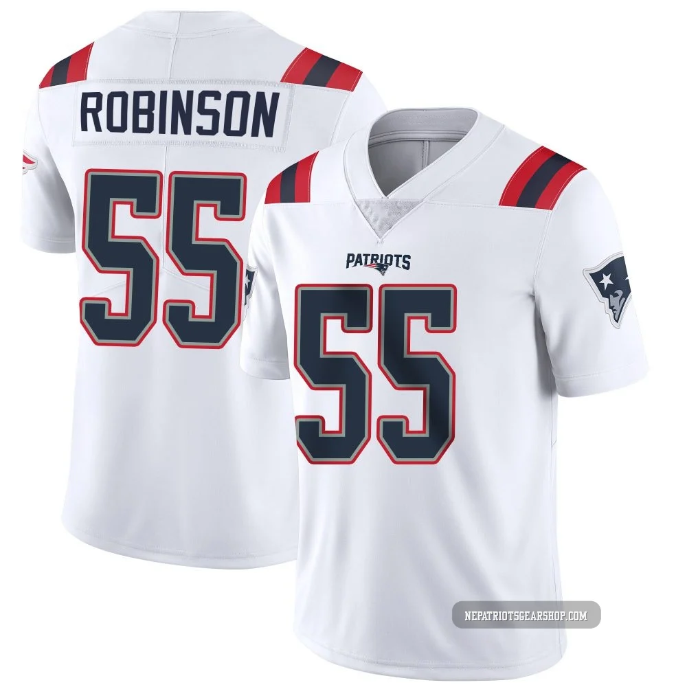 Tyrese Robinson ＃55 New England Patriots Limited Vapor Untouchable Jersey - Men's White