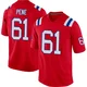 Wilfried Pene ＃61 New England Patriots Game Alternate Jersey - Youth Red