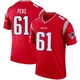 Wilfried Pene ＃61 New England Patriots Legend Inverted Jersey - Youth Red