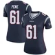 Wilfried Pene ＃61 New England Patriots Legend Jersey - Women's Navy