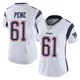 Wilfried Pene ＃61 New England Patriots Limited Vapor Untouchable Jersey - Women's White