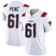 Wilfried Pene ＃61 New England Patriots Limited Vapor Untouchable Jersey - Youth White