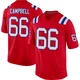 Will Campbell ＃66 New England Patriots Game Alternate Jersey - Youth Red
