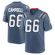 Will Campbell ＃66 New England Patriots Game Storm 2025 Rivalries Collection Jersey - Youth Blue