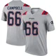 Will Campbell ＃66 New England Patriots Legend Inverted Jersey - Youth Gray