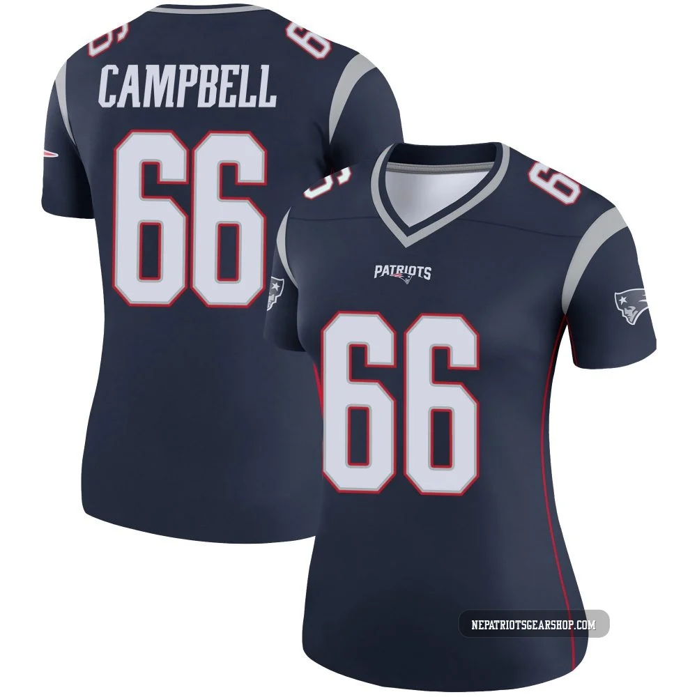 Will Campbell ＃66 New England Patriots Legend Jersey - Women's Navy
