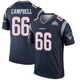 Will Campbell ＃66 New England Patriots Legend Super Bowl LX Patch Jersey - Men's Navy