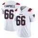 Will Campbell ＃66 New England Patriots Limited Vapor Untouchable Jersey - Men's White