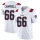 Will Campbell ＃66 New England Patriots Limited Vapor Untouchable Jersey - Youth White