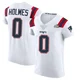 Xavier Holmes ＃0 New England Patriots Elite Vapor Untouchable Super Bowl LX Patch Jersey - Men's White