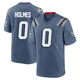 Xavier Holmes ＃0 New England Patriots Game Storm 2025 Rivalries Collection Jersey - Youth Blue