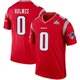 Xavier Holmes ＃0 New England Patriots Legend Inverted Super Bowl LX Patch Jersey - Youth Red