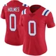 Xavier Holmes ＃0 New England Patriots Limited Vapor Untouchable Alternate Jersey - Women's Red