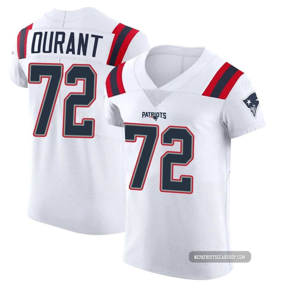 Yasir Durant ＃72 New England Patriots Elite Vapor Untouchable Jersey - Men's White