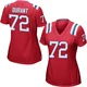 Yasir Durant ＃72 New England Patriots Game Alternate Jersey - Women's Red