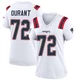 Yasir Durant ＃72 New England Patriots Game Jersey - Women's White