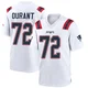 Yasir Durant ＃72 New England Patriots Game Jersey - Youth White