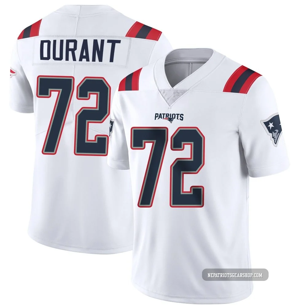Yasir Durant ＃72 New England Patriots Limited Vapor Untouchable Jersey - Youth White